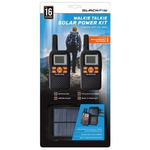 Black Fin® Walkie Talkie Solar Power Kit
